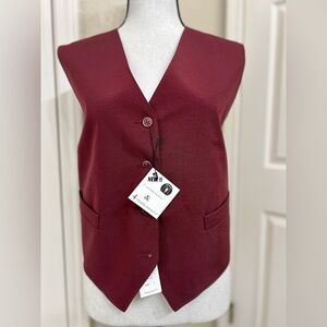Bundle Henry Segal Burgundy and blue Button-Up Vest
